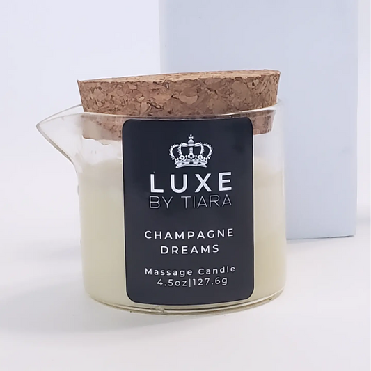 Champagne Dreams Massage Candle